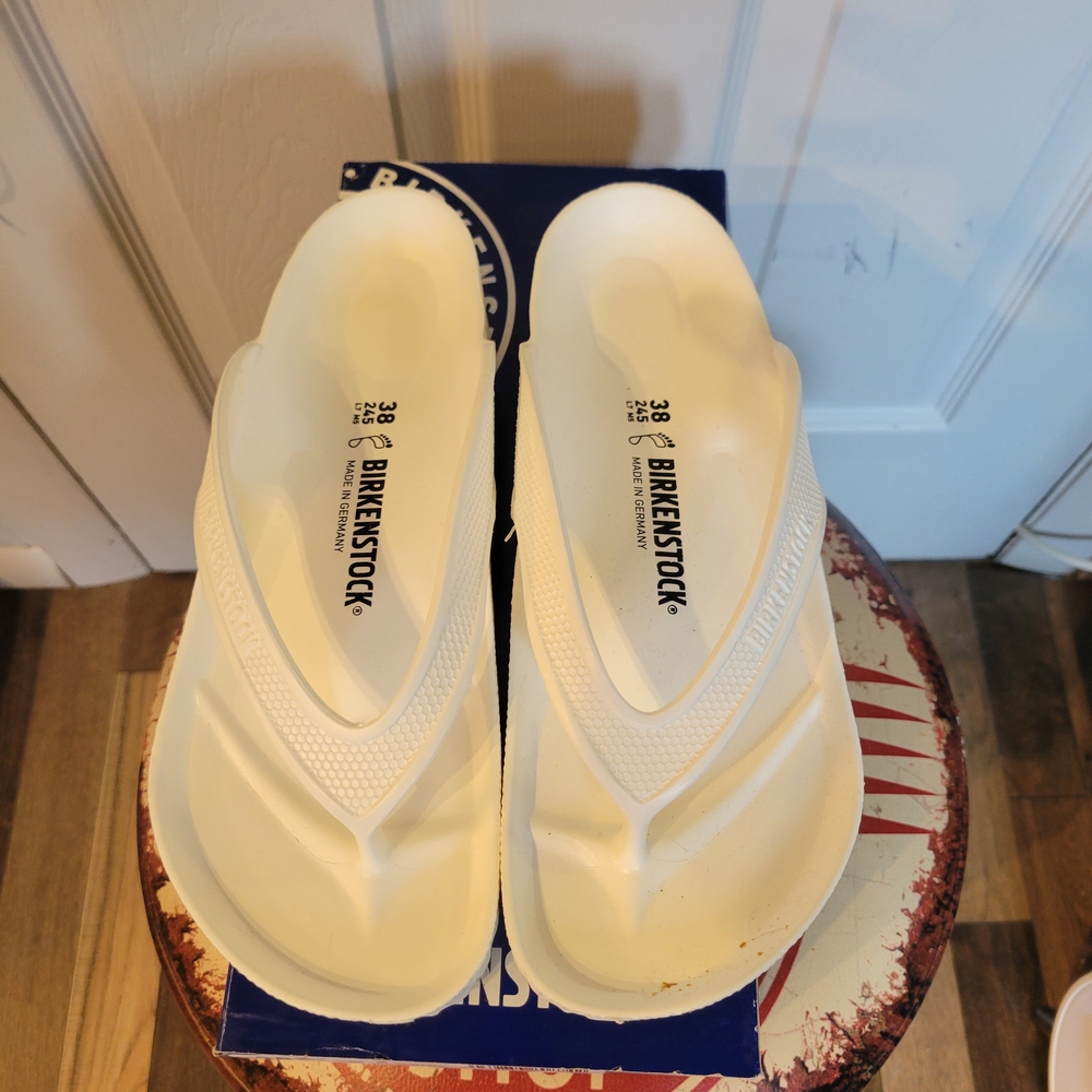 Birkenstock White  Sandals Brand New In Box